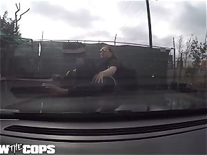 poke the Cops - nasty cop spills all over man meat