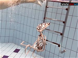 bouncing bra-stuffers underwater